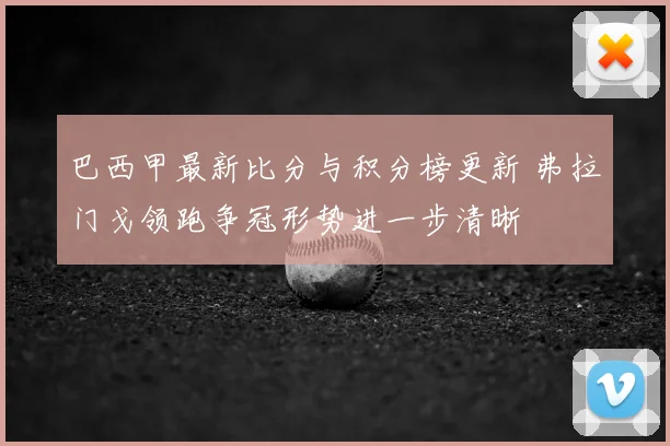 巴西甲最新比分与积分榜更新 弗拉门戈领跑争冠形势进一步清晰