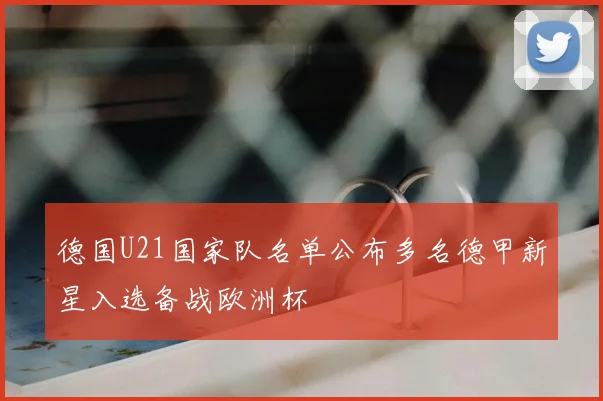 德国U21国家队名单公布多名德甲新星入选备战欧洲杯